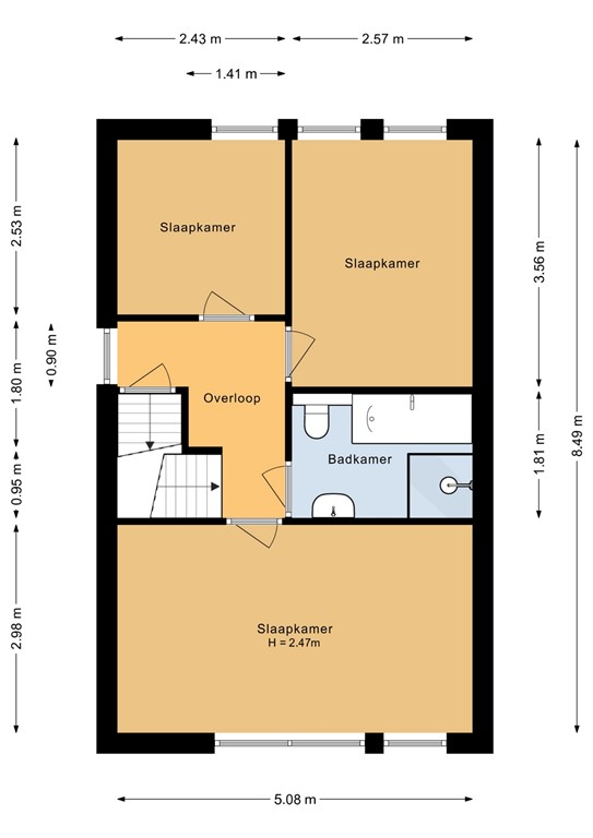 mediumsize floorplan